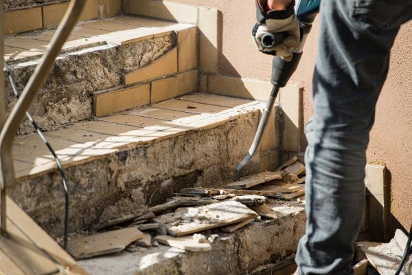 Concrete Stair Demolition in Pleasant Grove